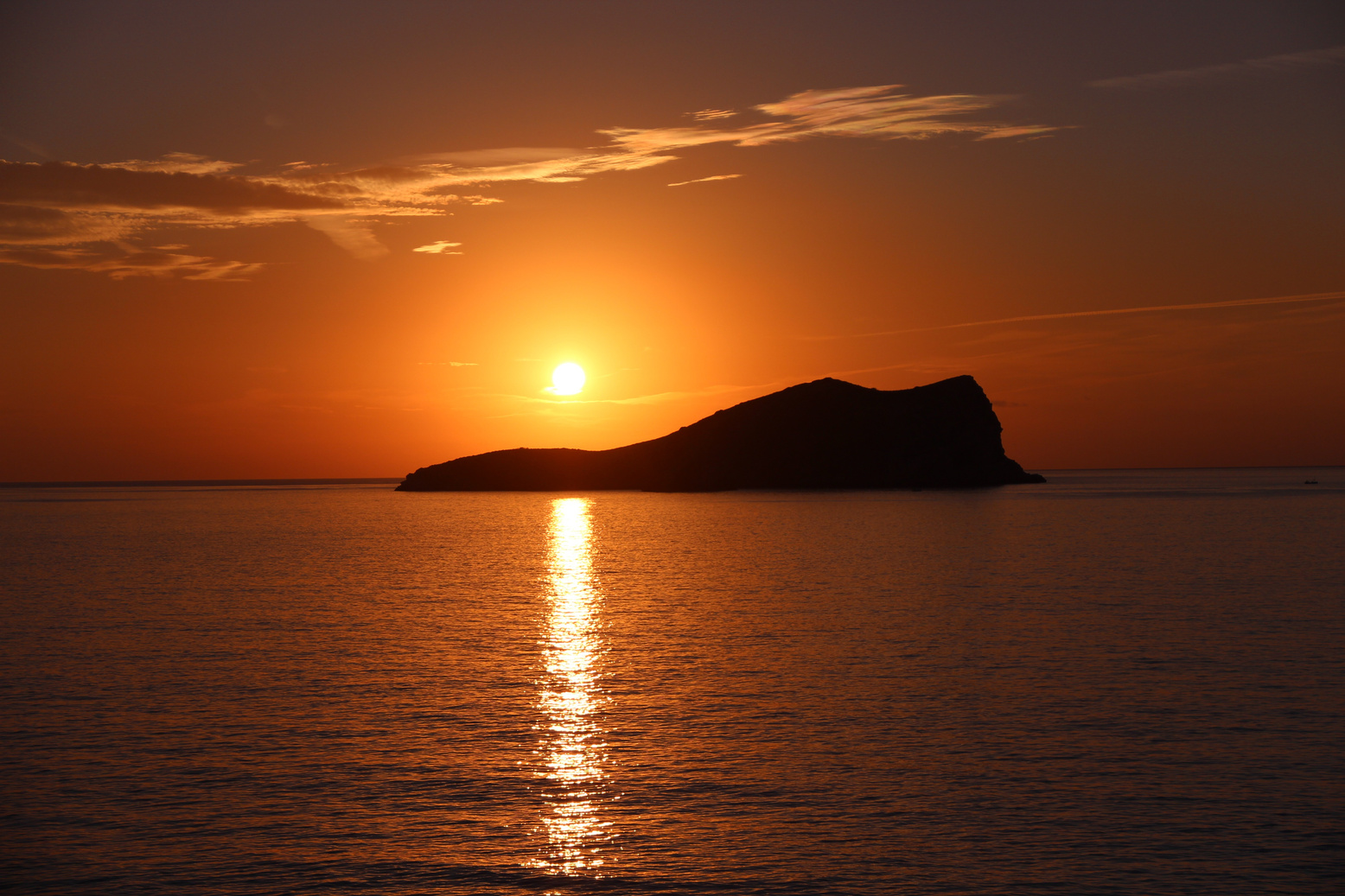 Sunset Near Ibiza Island
